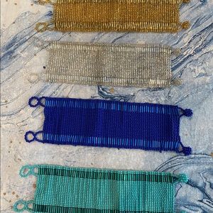 Hand beaded bracelets
